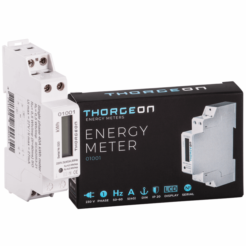 3-Phase DIN Energy Meter 80A THORGEON