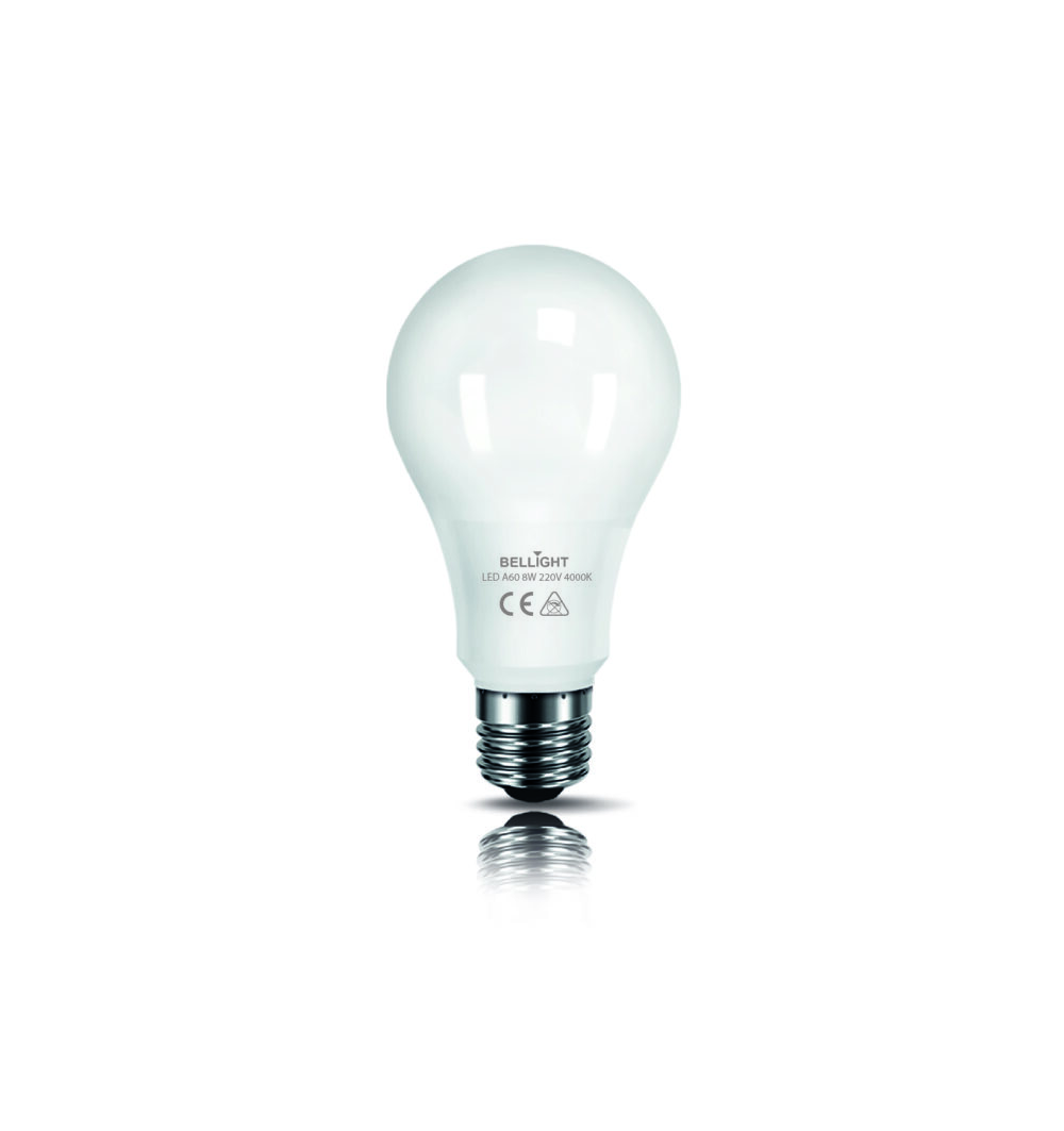 LED Light bulb A60 8W 220V E27 4000K Best Price